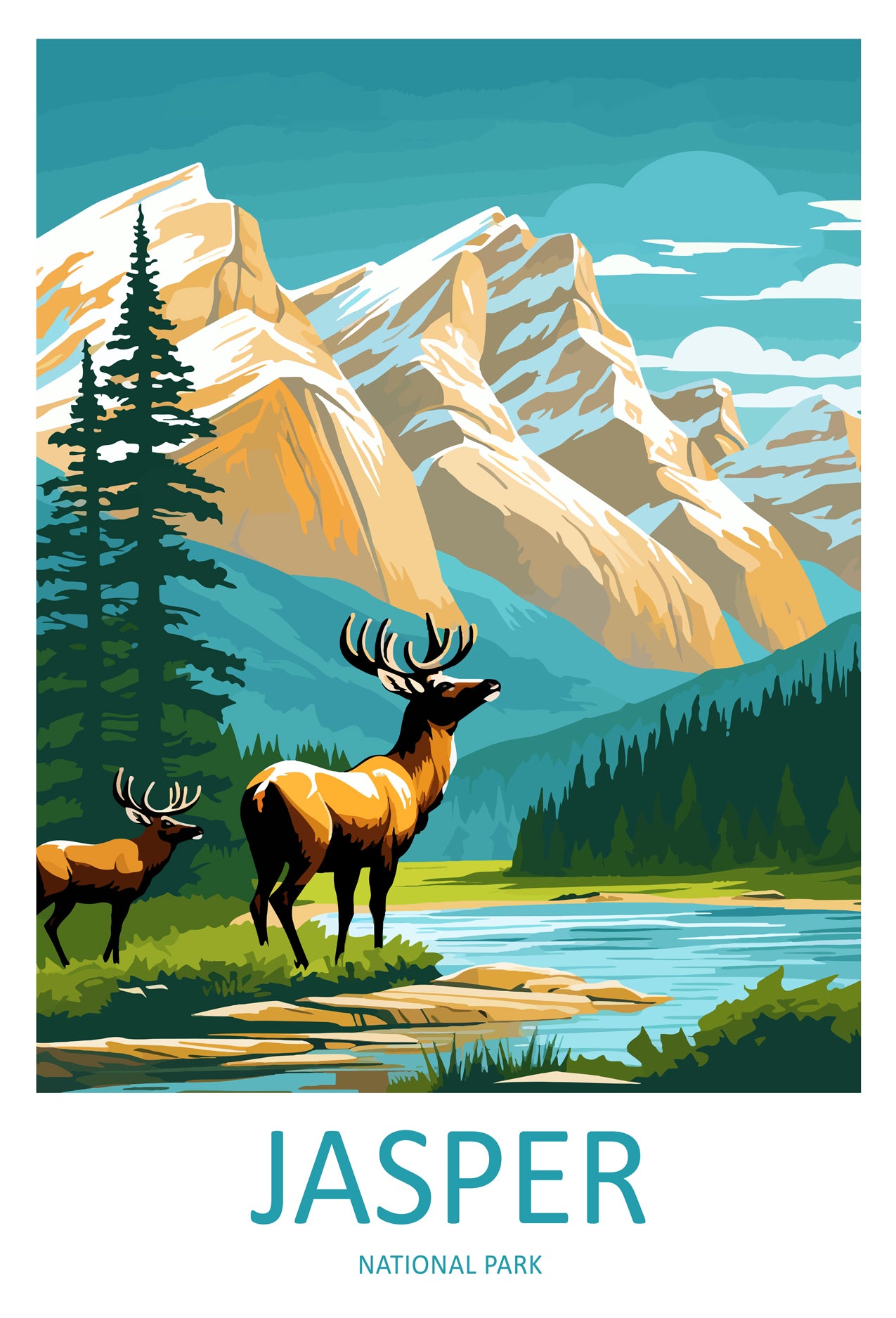 Jasper National Park Mini Puzzle