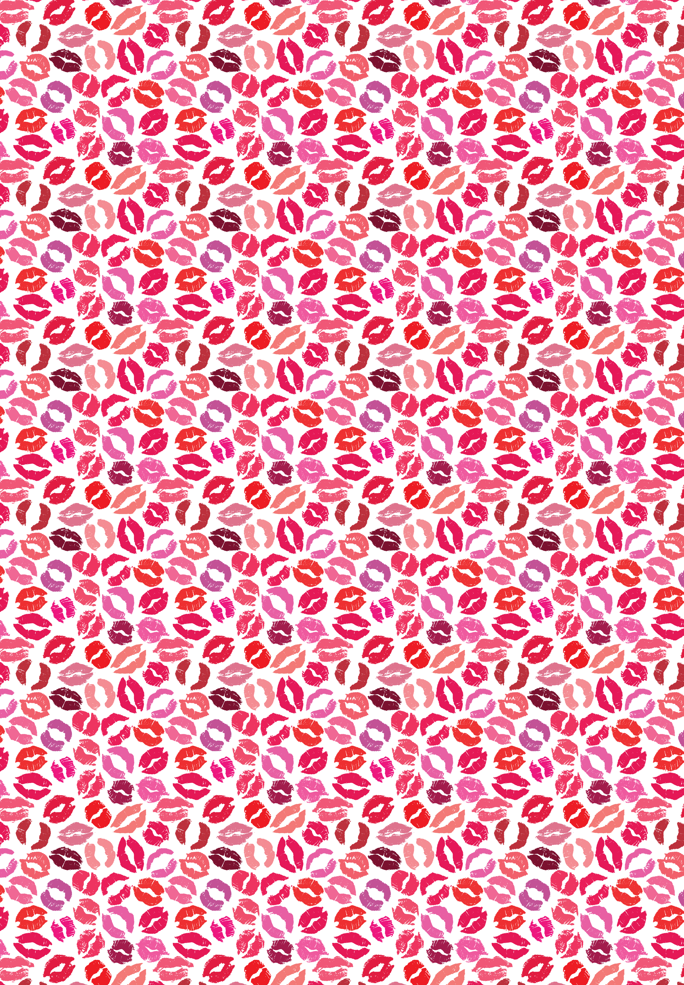 Lipstick Kisses Wrapping Paper