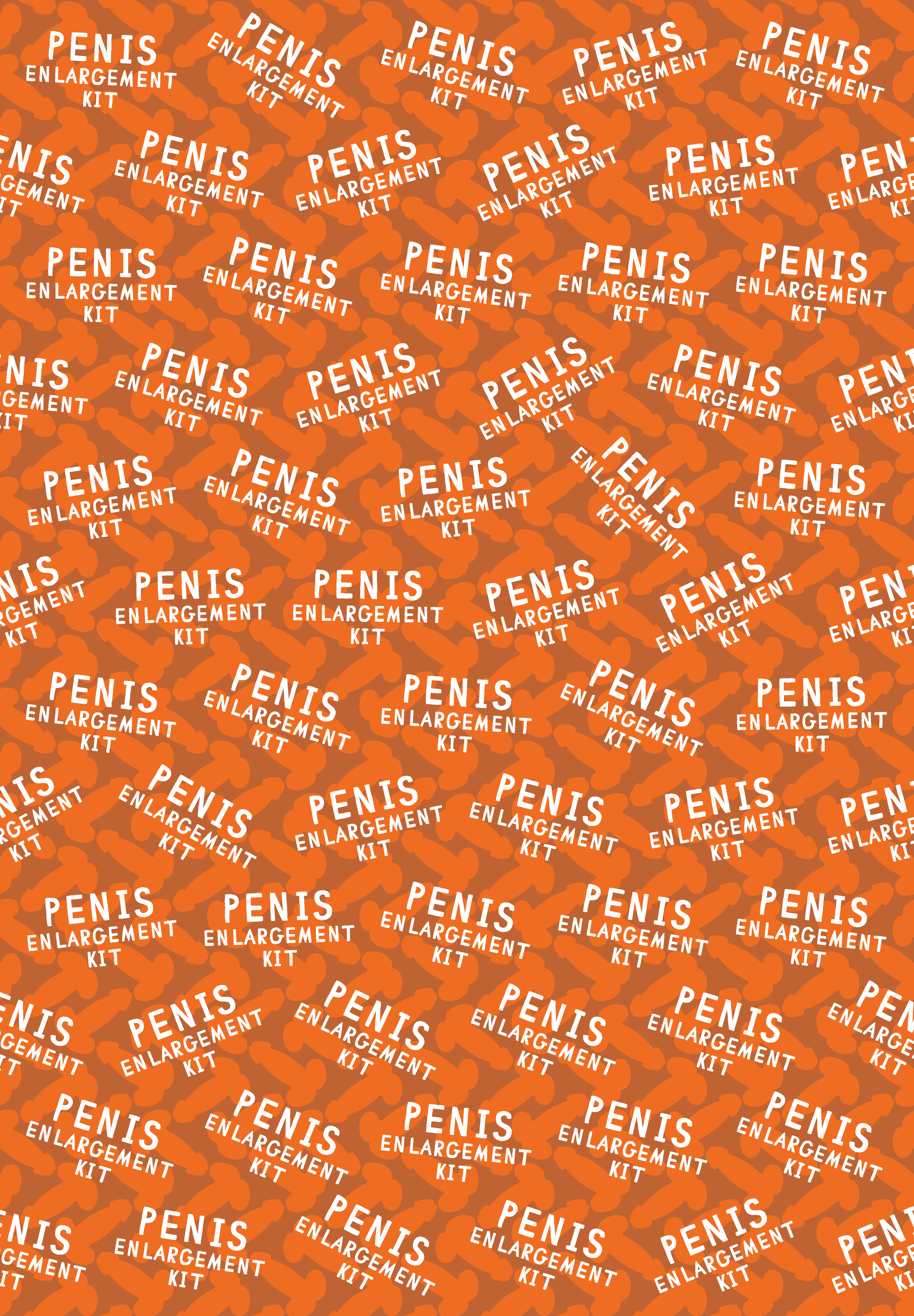 Penis Enlargement Kit Wrapping Paper